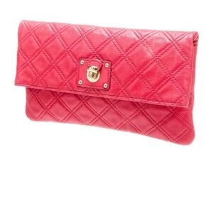 Marc Jacobs quilted leather clutch